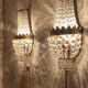 Classic crystal sconces. France 1950s.