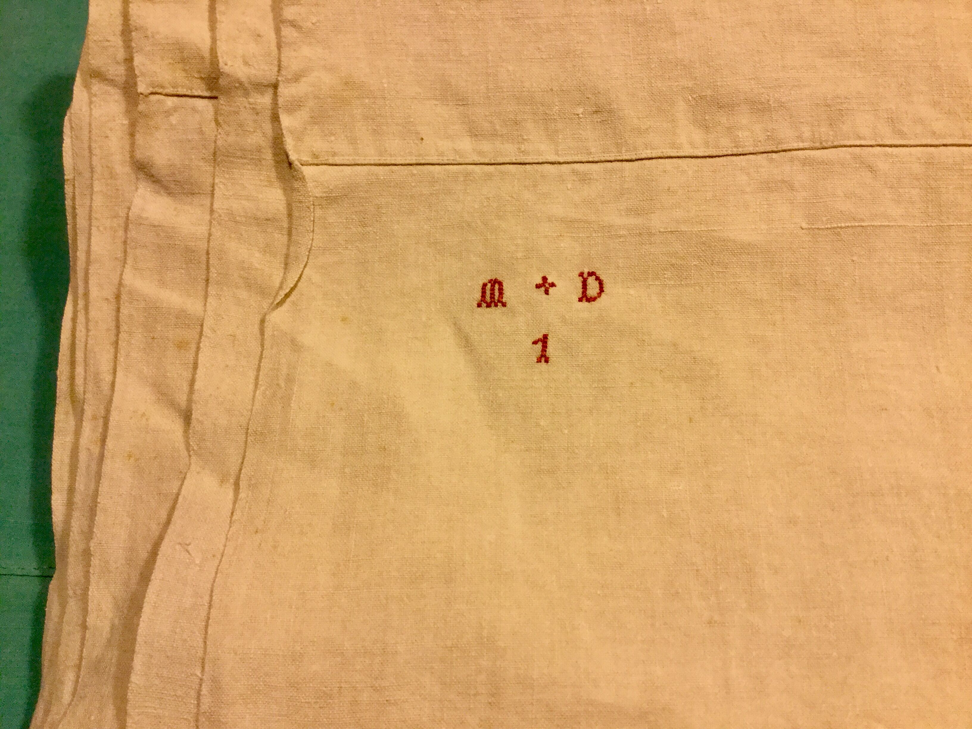 Drap coton et lin