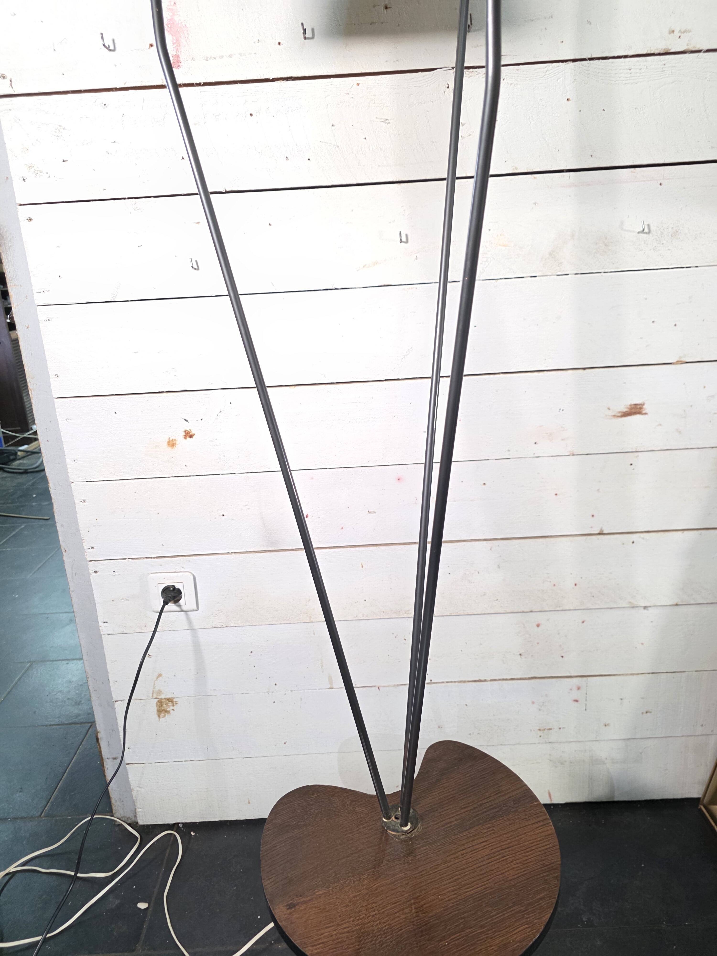 1950s/60s tripod floor lamp with 3 lights.