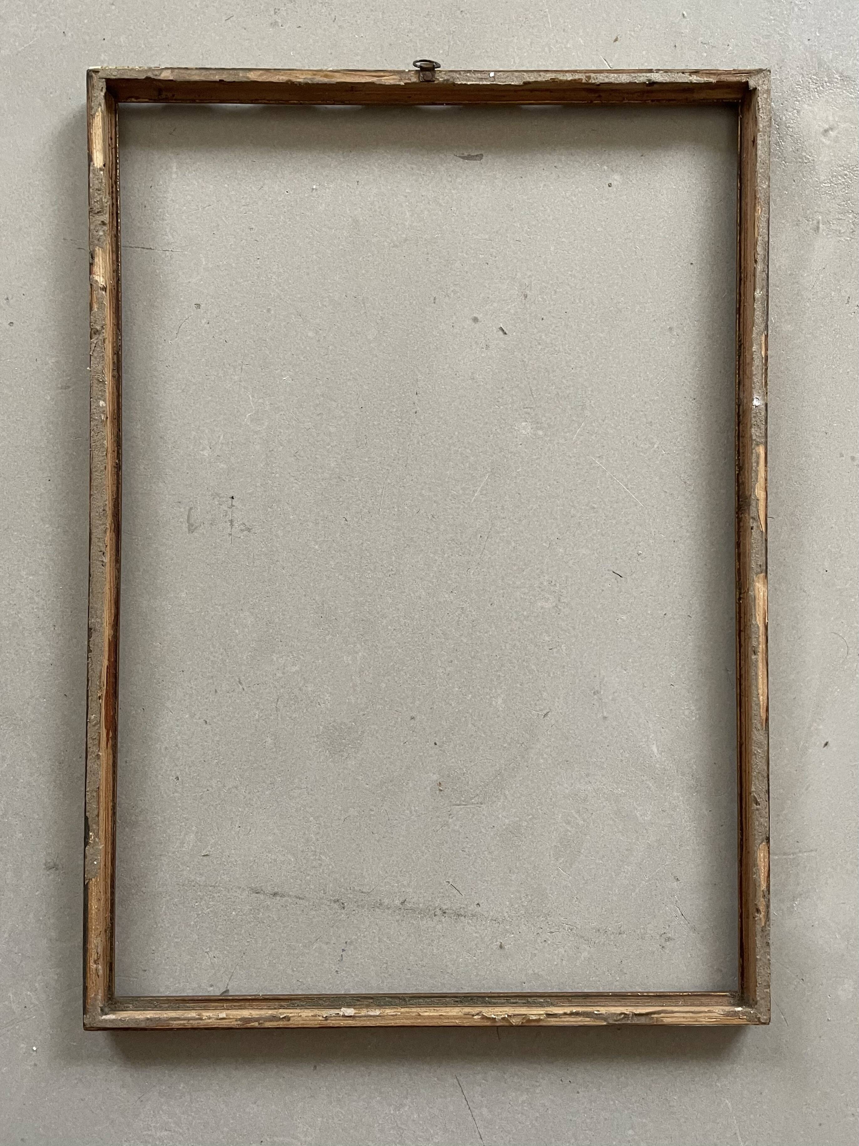Old golden frame 25x35cm