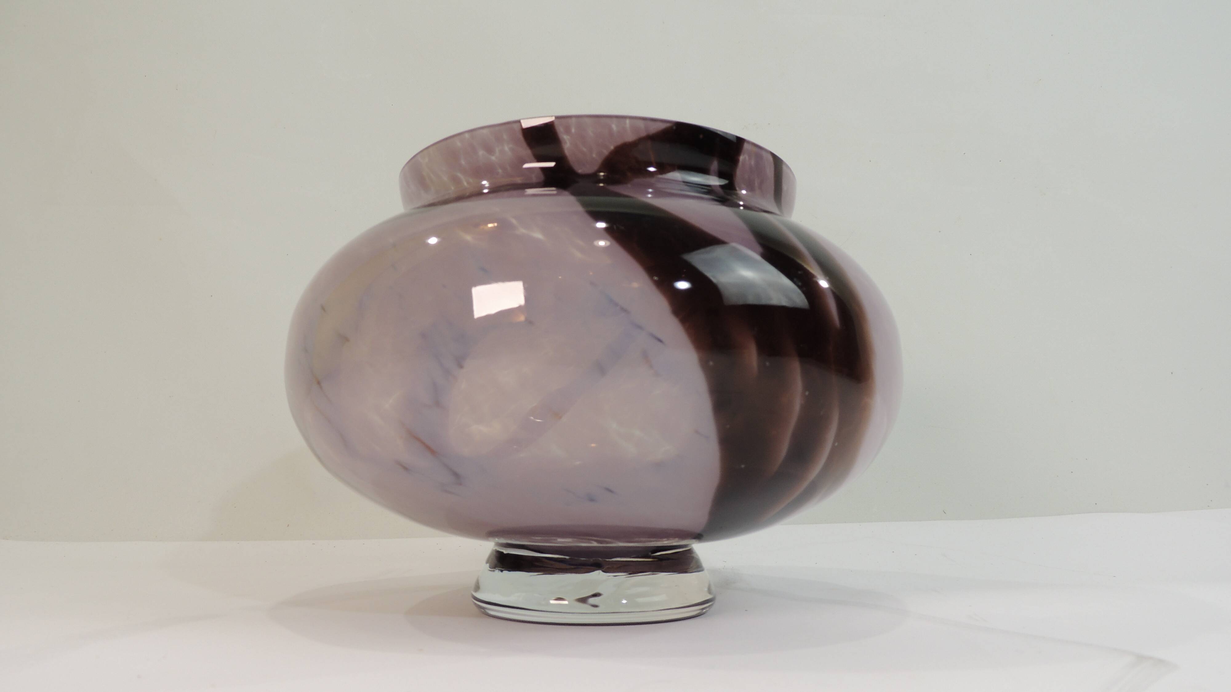 Blown glass vase / Antique Murano style glass vase