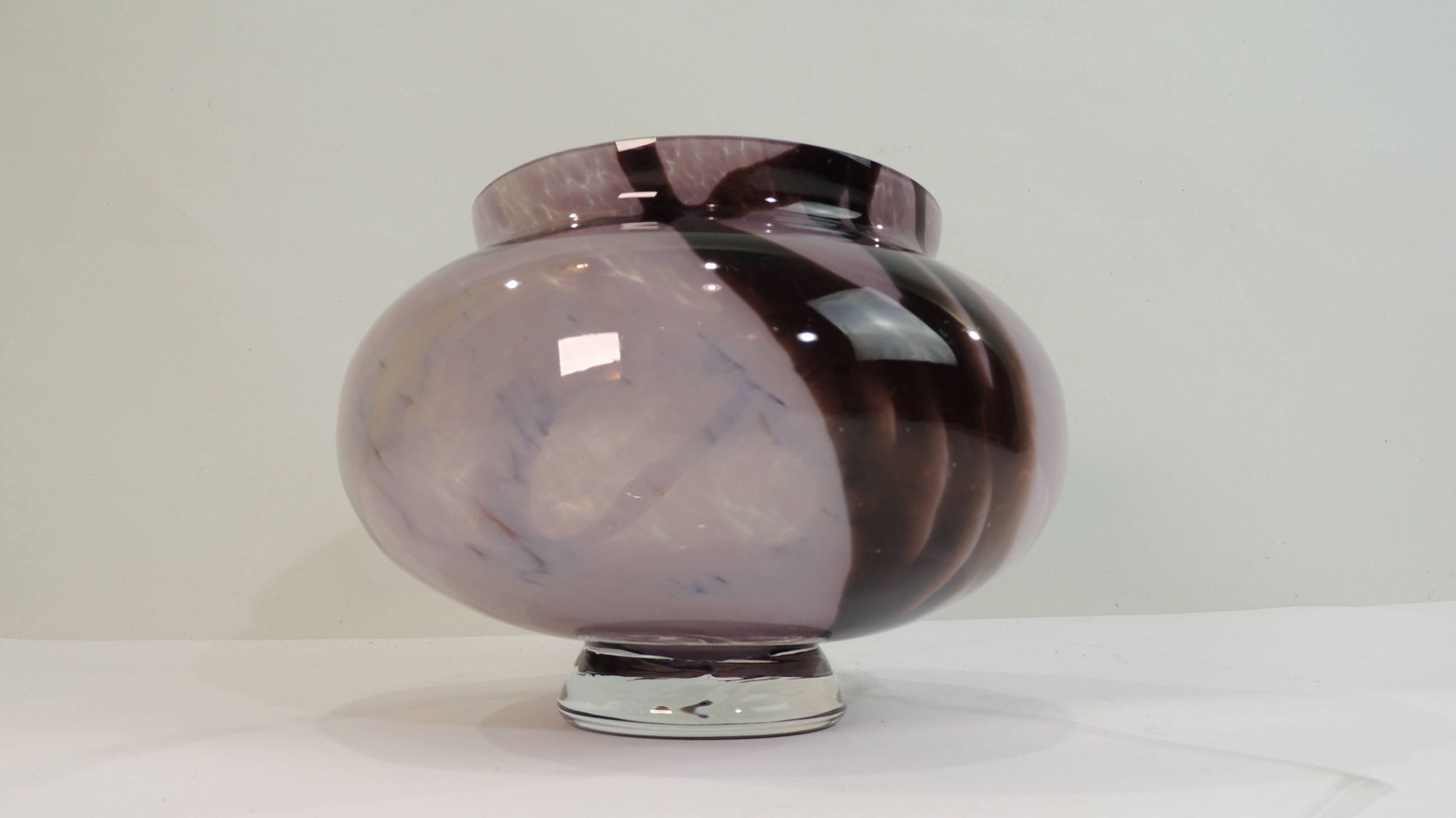 Blown glass vase / Antique Murano style glass vase