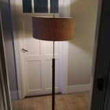 Adjustable floor lamp in walnut and metal 1960