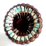 Vallauris style ceramic godron cup