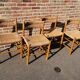 4 vintage chairs Dordogne model by Robert Sentou