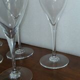 8 Baccarat water glasses signed Saint Remy model