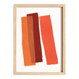Abstract illustration - painting B56 signed Eawy