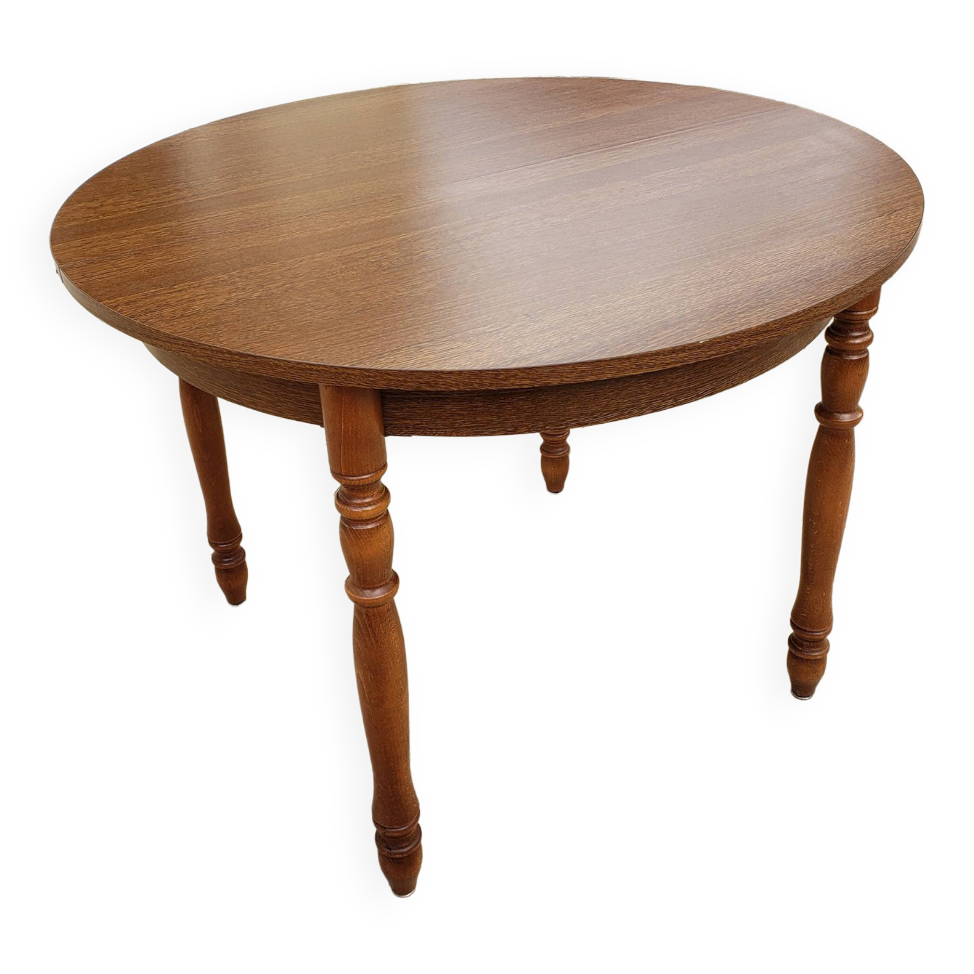 Table ronde extensible année 70