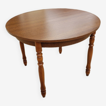 70s extendable round table