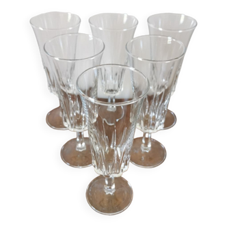 Vintage champagne flutes