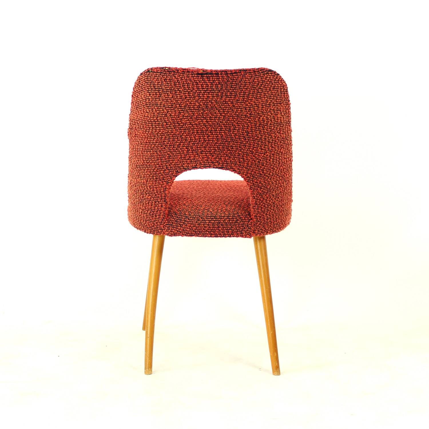 Vintage Dining Chairs By Oswald Heardtl For Ton, Czechoslovakia 1960s, Set