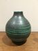 Green ceramic vase from the 1950s