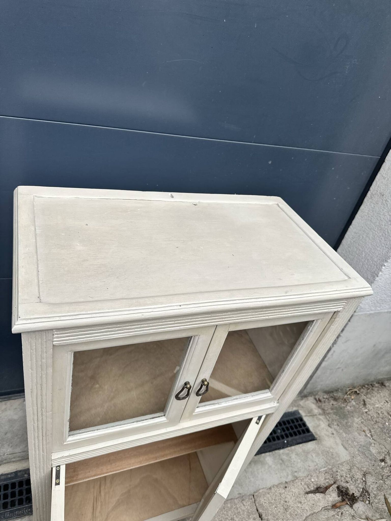 Small antique display cabinet