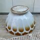 Large antique bowl Digoin Sarreguemines 1950s