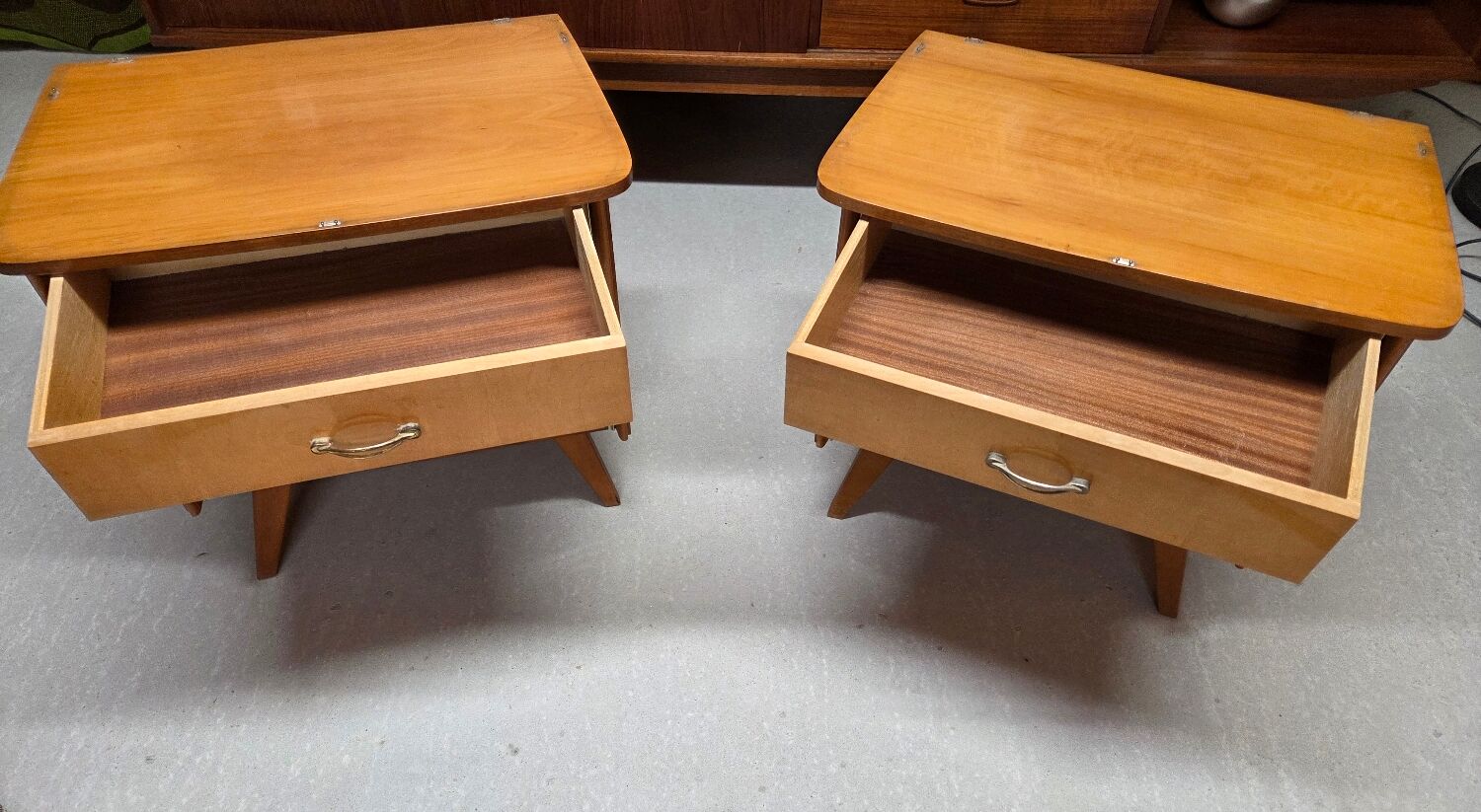 Vintage bedside table 1960s