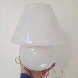 Lampe à poser champignon en verre de Murano