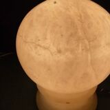 Onyx globe lamp