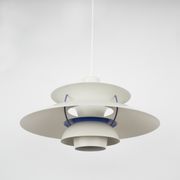 Hanging Danish vintage light PH 5 by Poul Henningsen Louis Poulsen 1958
