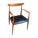 Fauteuil scandinave skai noir