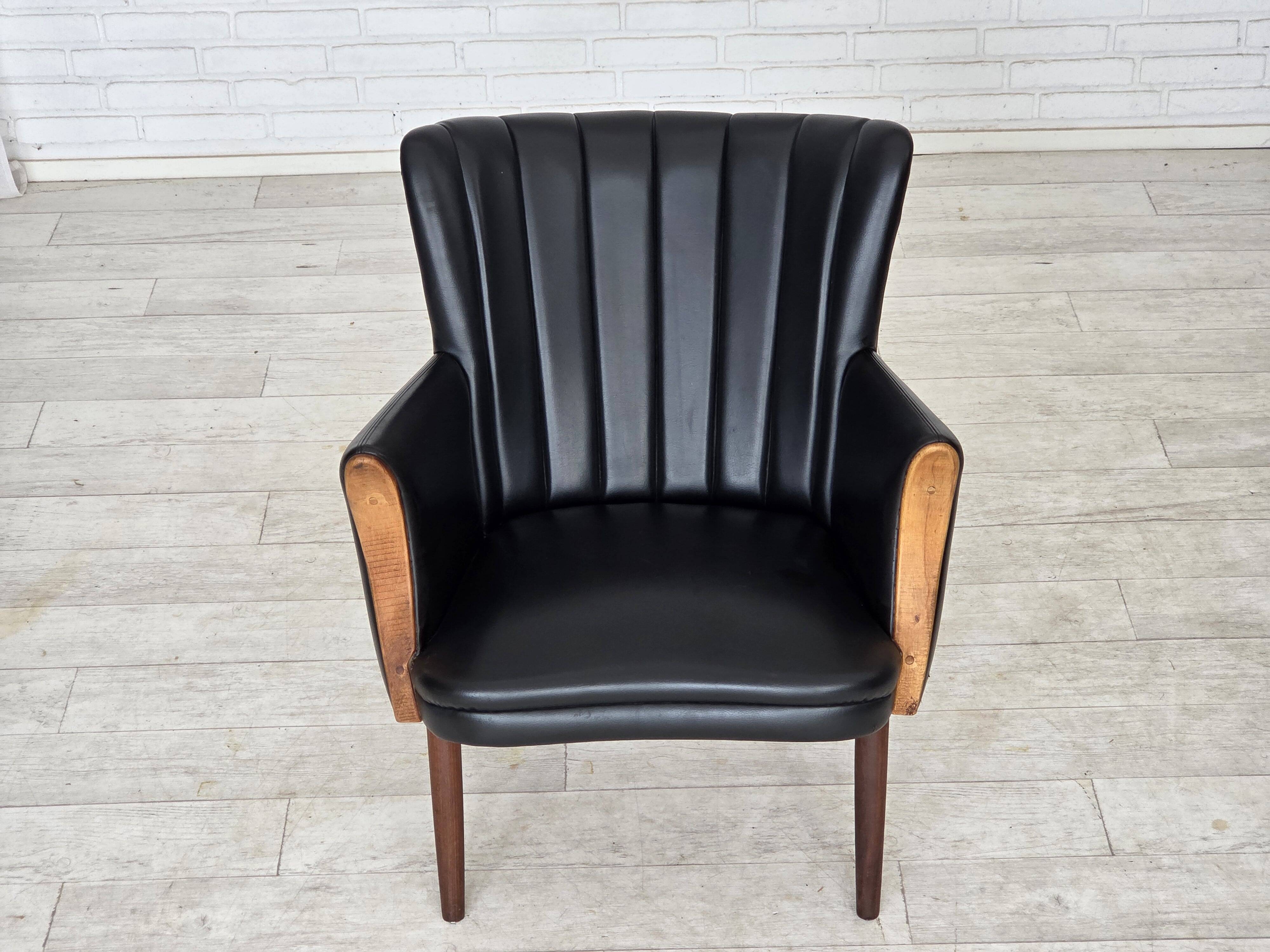 1970s, Danish design by Svend Skipper, armchair, model "Teddy".