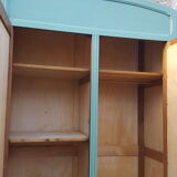 Vintage parisian wooden slip-up