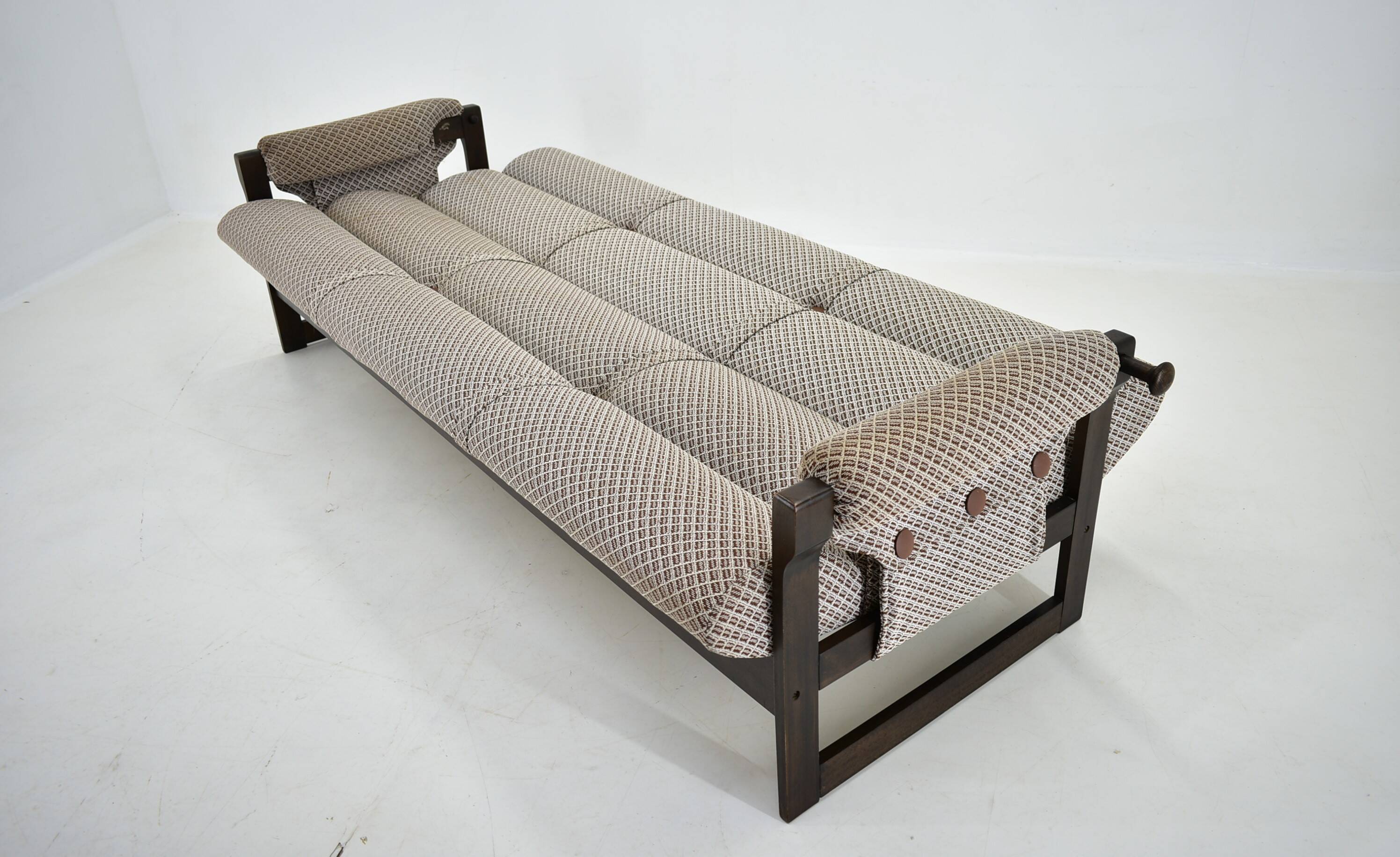 Midcentury Adjustable Sofa, Czechoslovakia,  1970s