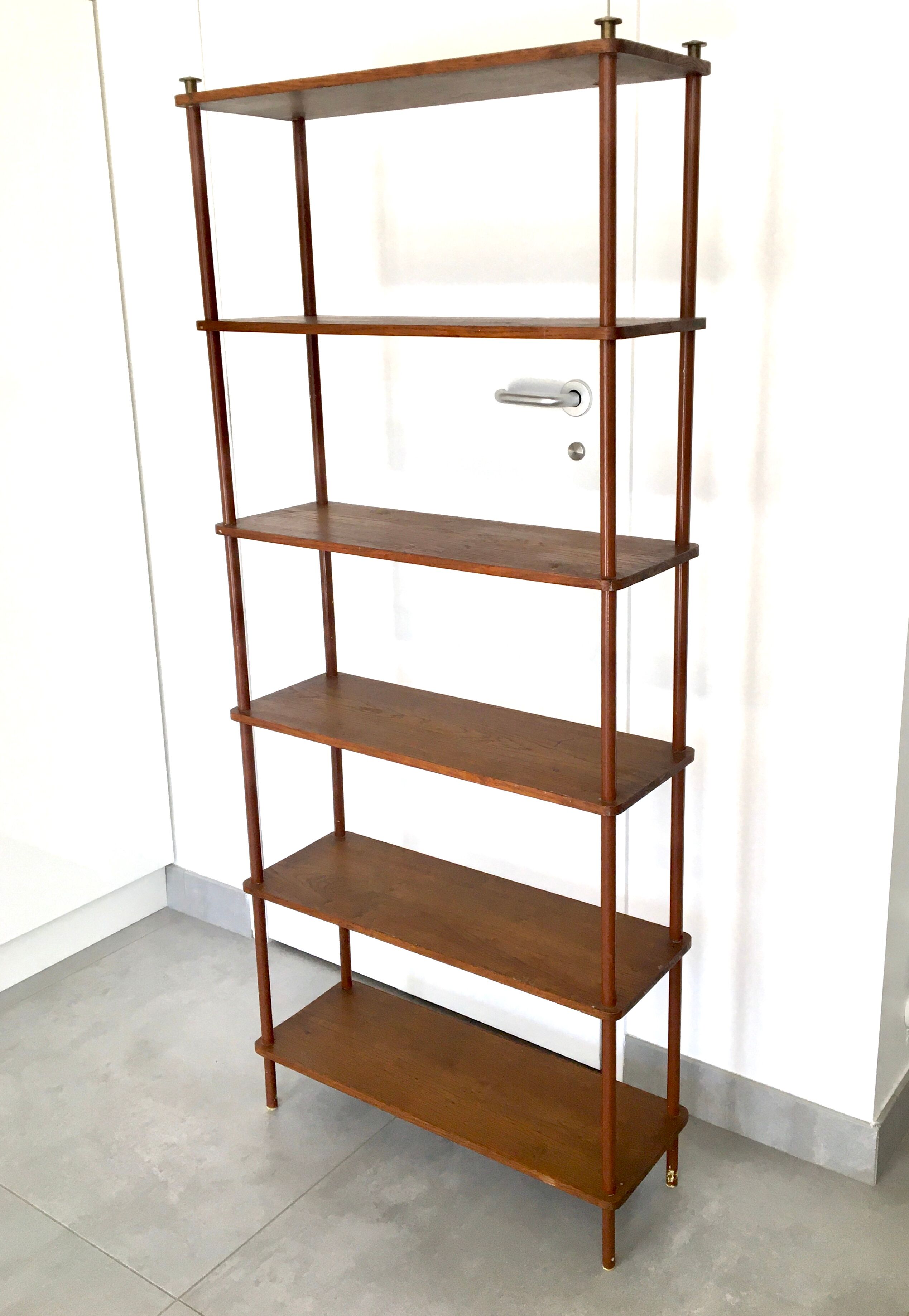 Vintage 60s bookcase shelf