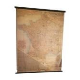 carte de France entoilée circa 1900