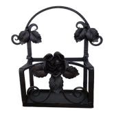 Porte brosses en fer forgé
