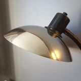 Large vintage chrome table lamp Aluminor - Rare XXL format - 70s