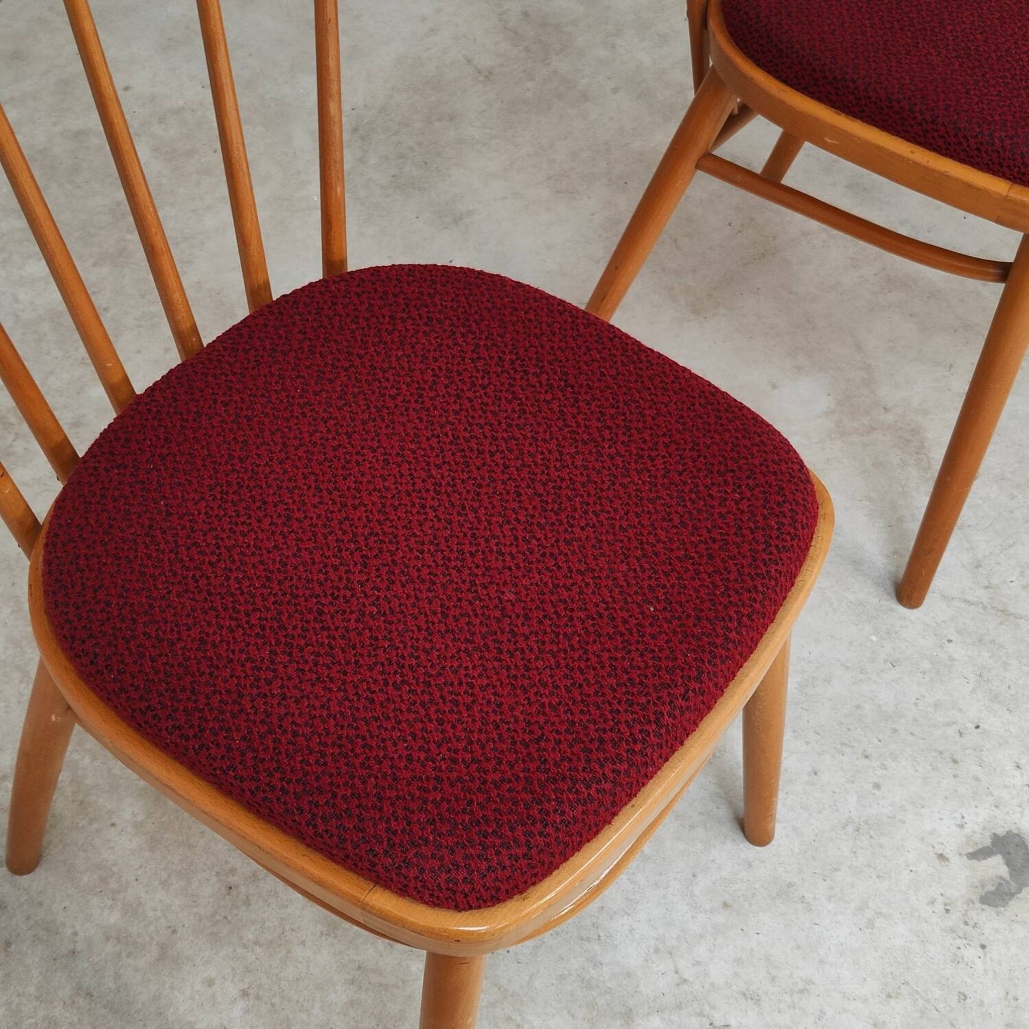 Set of 4 dining room chairs by Antonin Suman for Tatra Nabytok