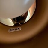 Danish reading lamp 2 height-adjustable reflectors in gold brass Frandsen