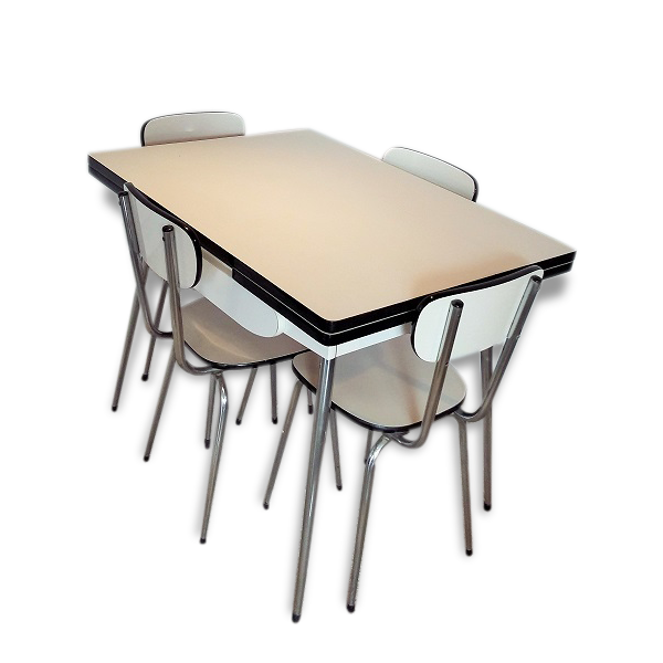 Ensemble table et chaises de cuisine formica | Selency