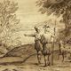 Engraving Claude Le Lorrain Delin T Earlom N°67 from the original drawing