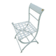 Chaise de jardin Directoire fer forgé XIXé