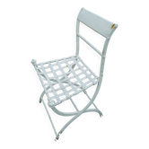 Chaise de jardin Directoire fer forgé XIXé