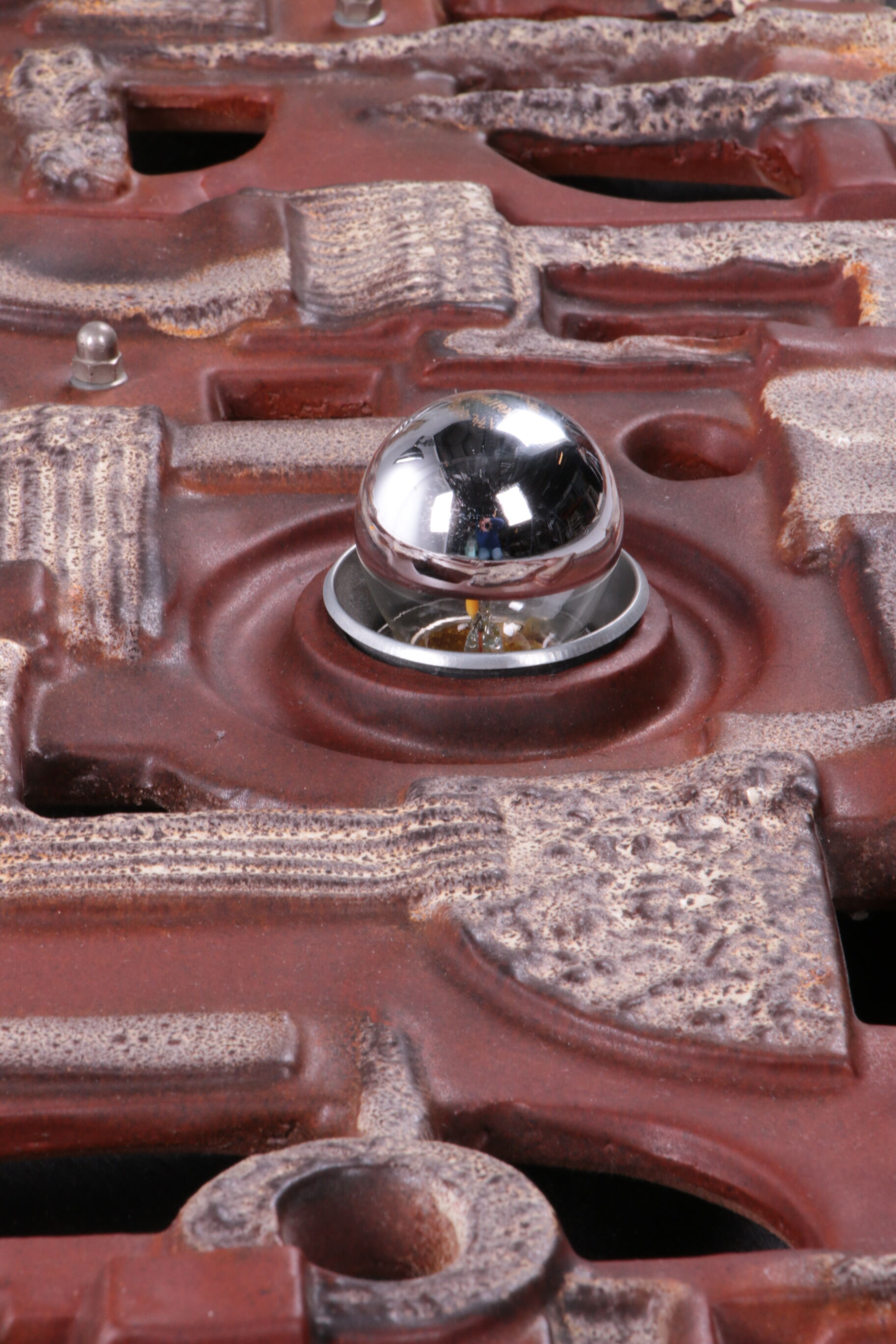 Large German ceramic wall lamp Brakelmann & Becker, 1960s