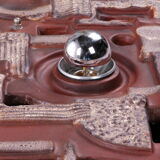 Large German ceramic wall lamp Brakelmann & Becker, 1960s