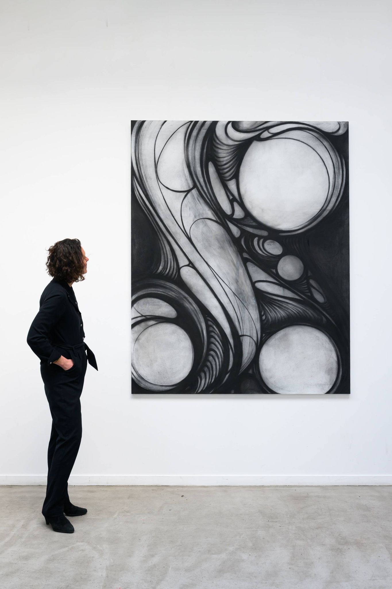 "Shape of femininity" Contemporary painting Harrison Prignet