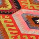 Turkish Kilim Yuruk Vintage 206x315 cm Geometric Red Orange