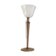 Lampe Mazda en chêne clair Art déco