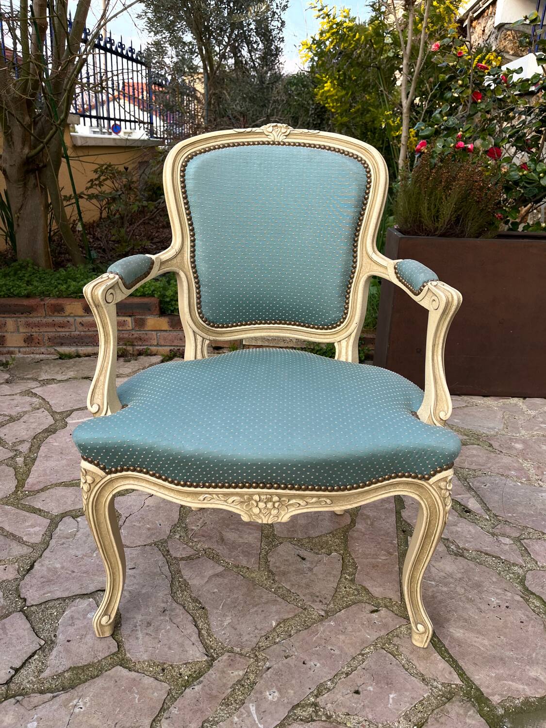 Fauteuil cabriolet Louis XV