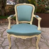 Louis XV convertible armchair