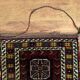 Vintage Handmade Wool Carpet Bag: Oriental Tribal Art Shoulder Bag