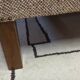 Daybed, vintage 1970s chaise longue with headrest.