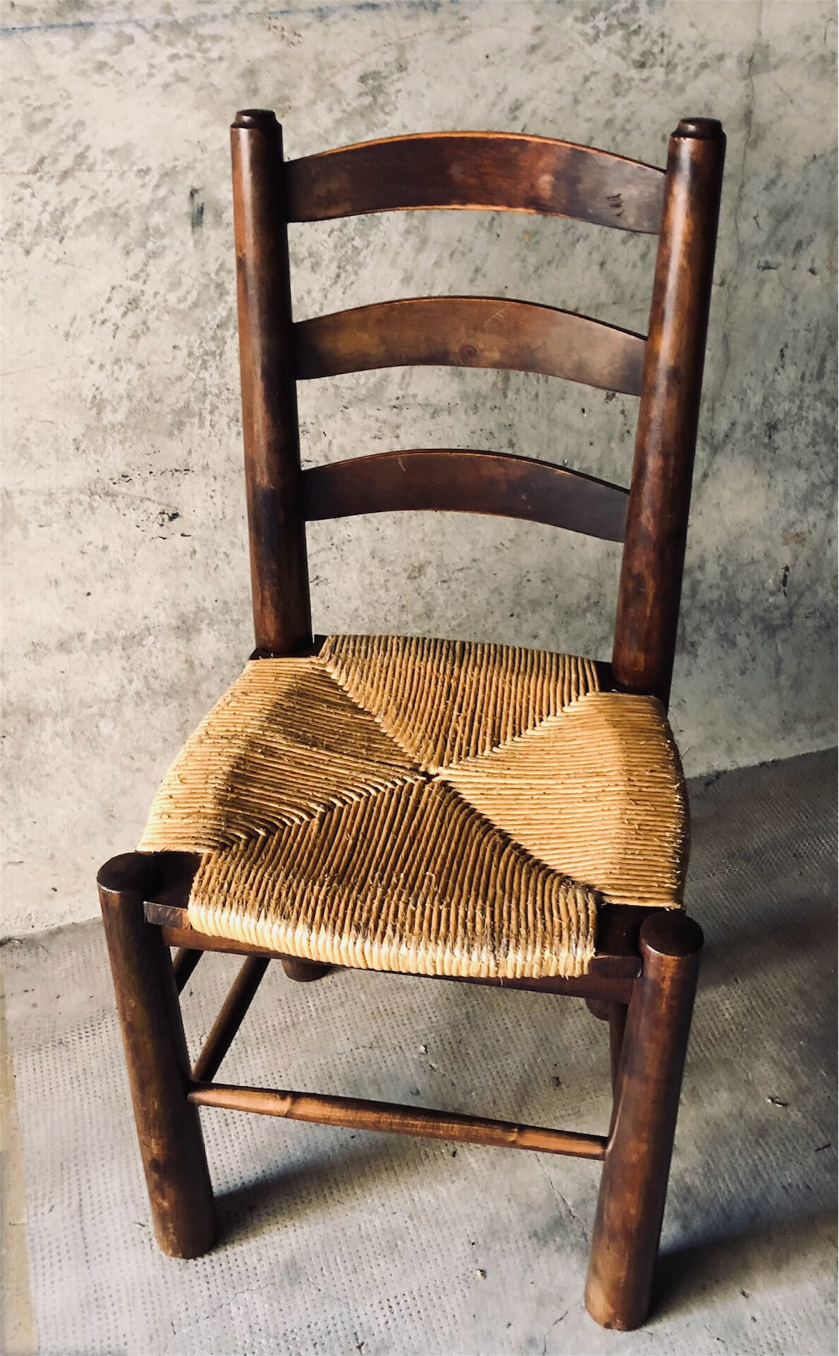 Set of 6 chairs in Brutalist style / Georges Robert