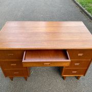 Scandinavian teak desk 1970 Denmark