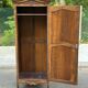 Single door oak wardrobe in Louis XV style – Vintage wardrobe