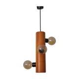 Suspension vintage wood 3 lights