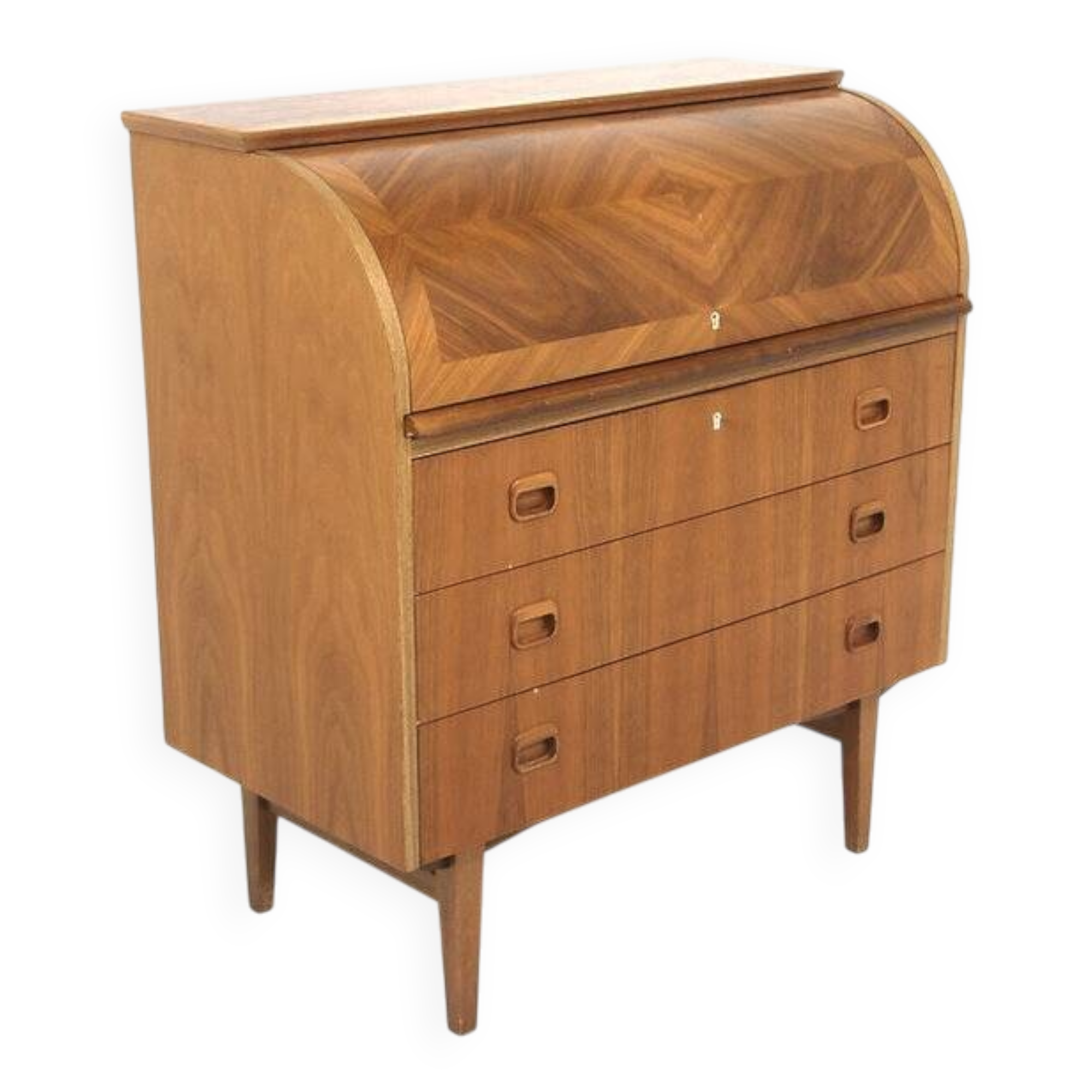 Scandinavian walnut secretary, Sweden, 1950